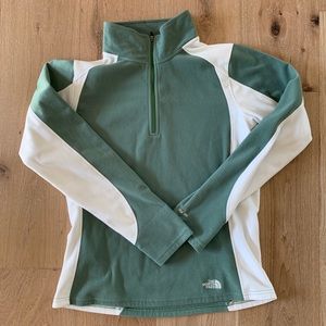 North Face 3/4 Zip Fleece Pullover